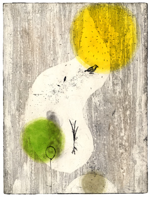 夕立をまっていた