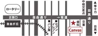 キャンバス地図